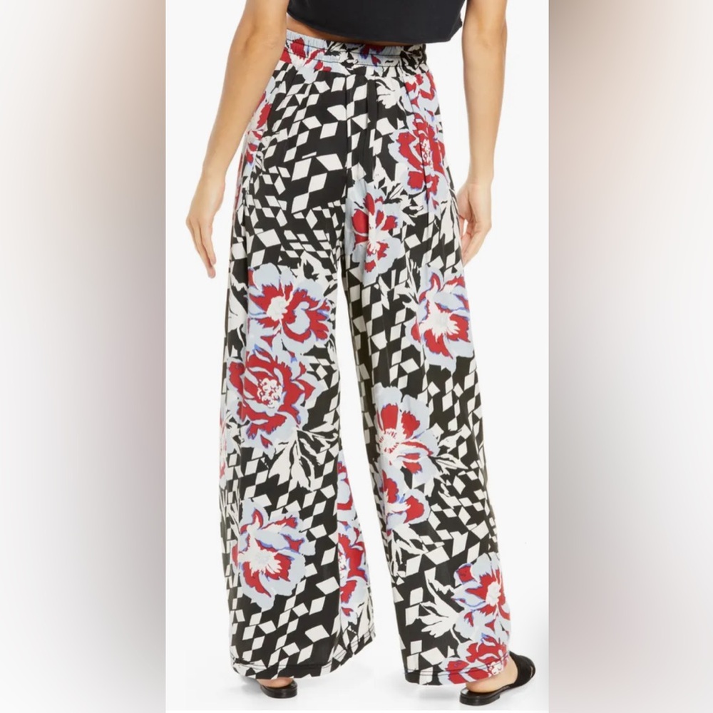 Free People FP Movement Abs Tracker Printed Split Leg Pants
